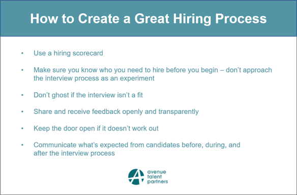 How to Create a Great Hiring Process 5