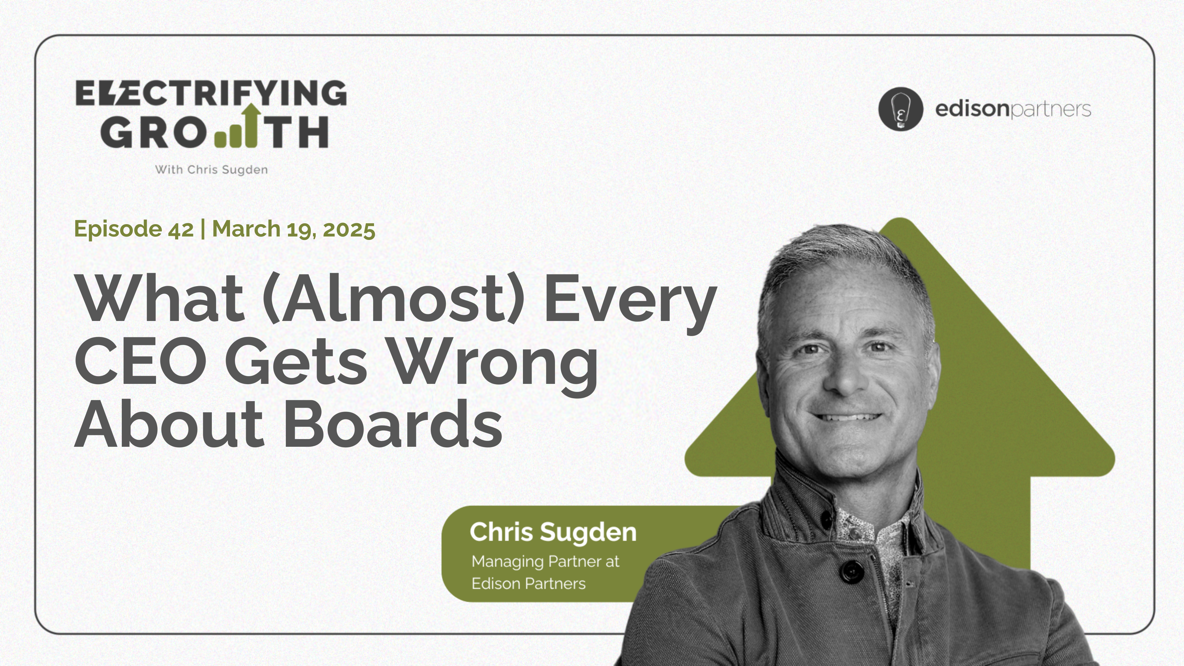 Electrifying Growth Episode 42: What (Almost) Every CEO Gets Wrong About Boards