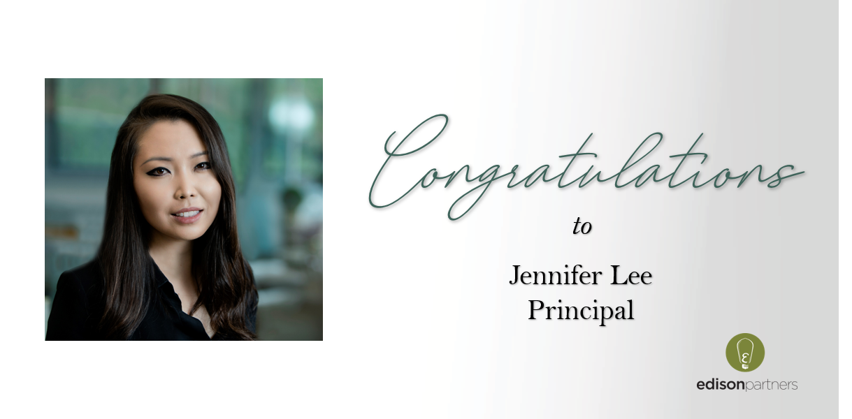 Edison Partners Promotes Jennifer Lee to Principal