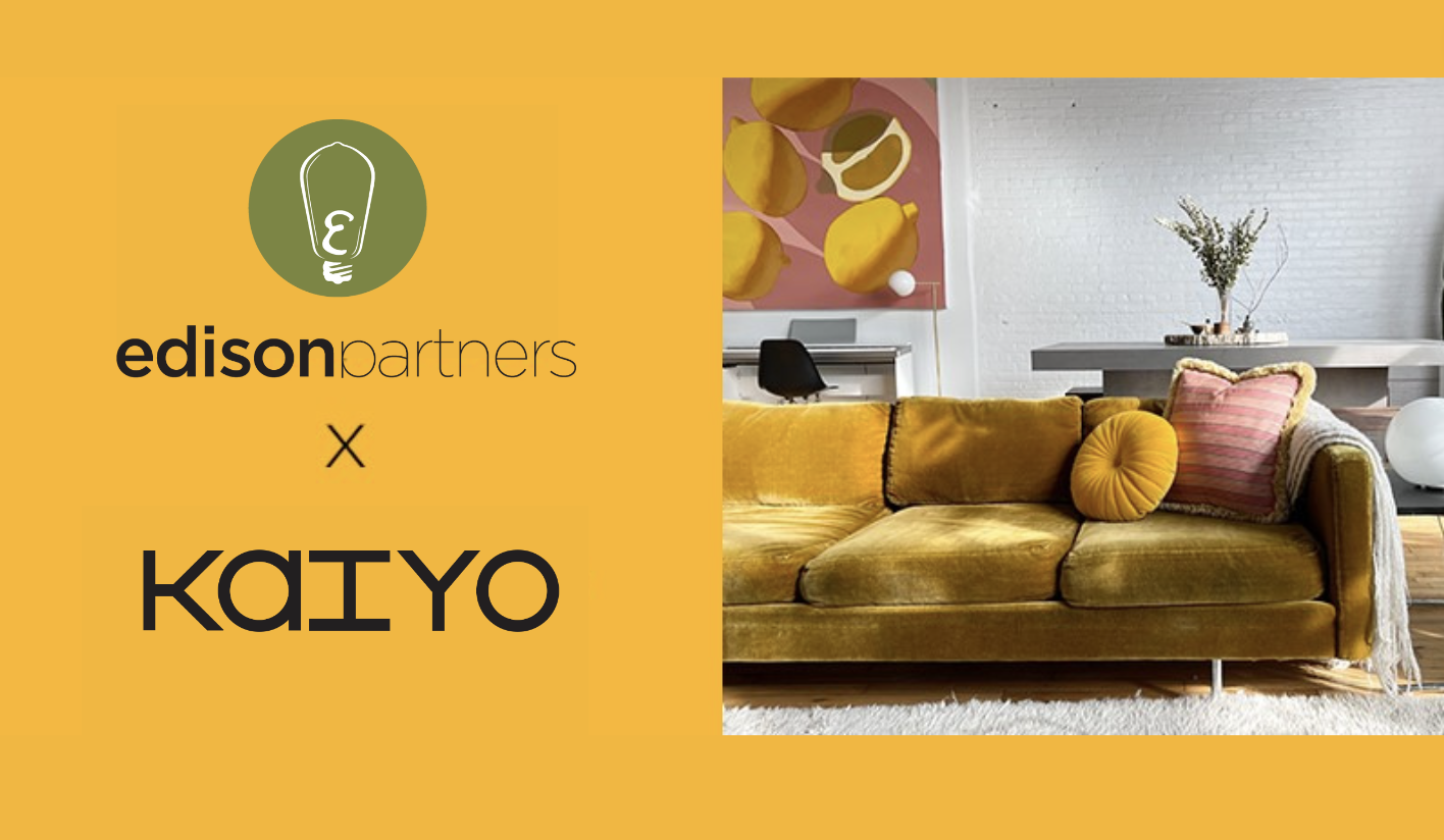 Online Furniture Marketplace Kaiyo Raises $36 Million In Series B To Accelerate Expansion, Led by Edison Partners